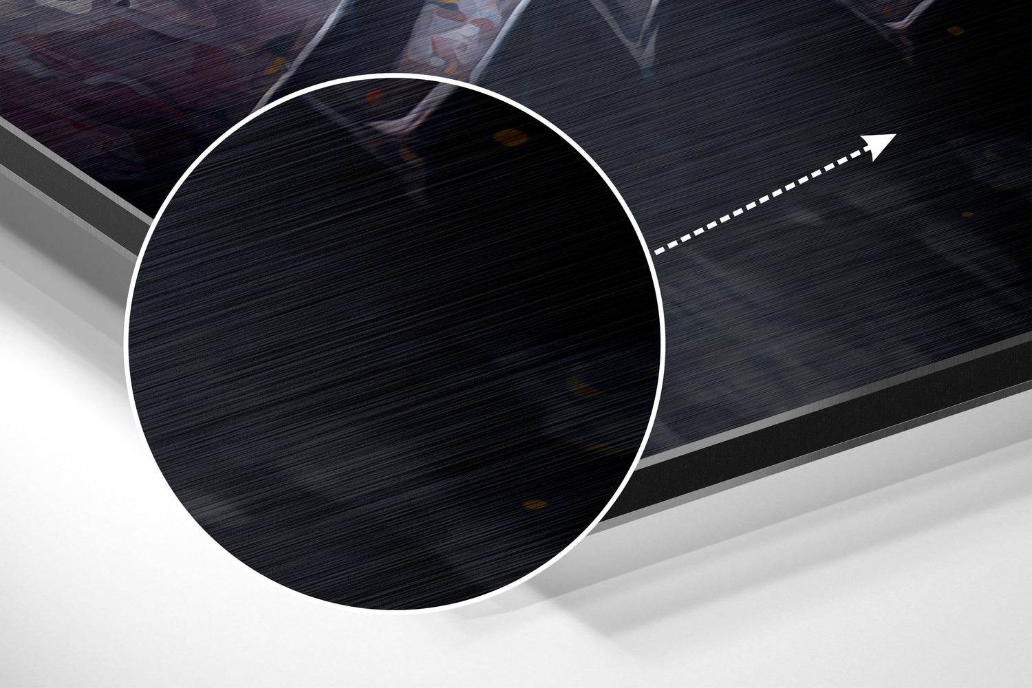 Batman Brushed Aluminum Dibond Wall Art.