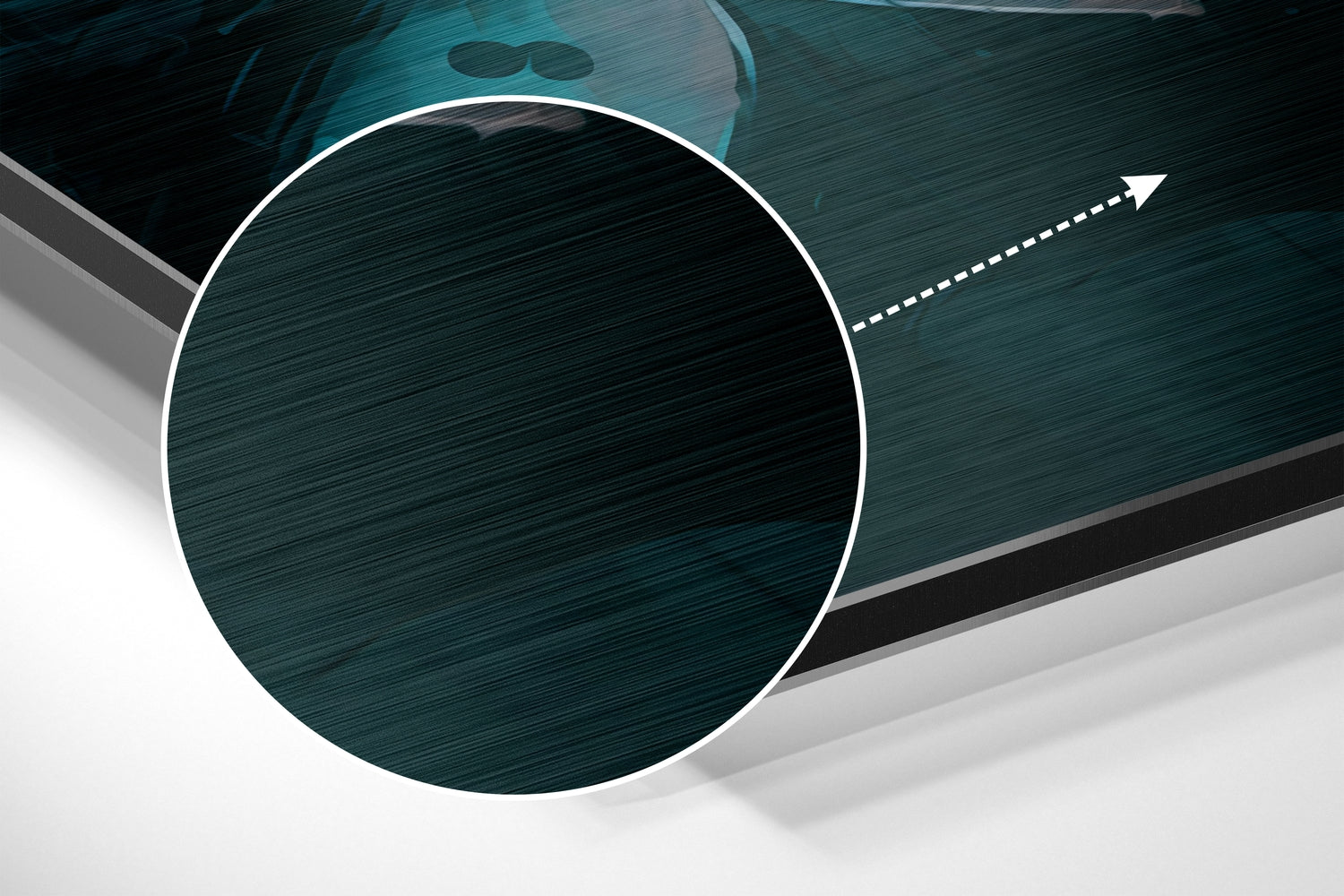 Batman Brushed Aluminum Dibond Wall Art.