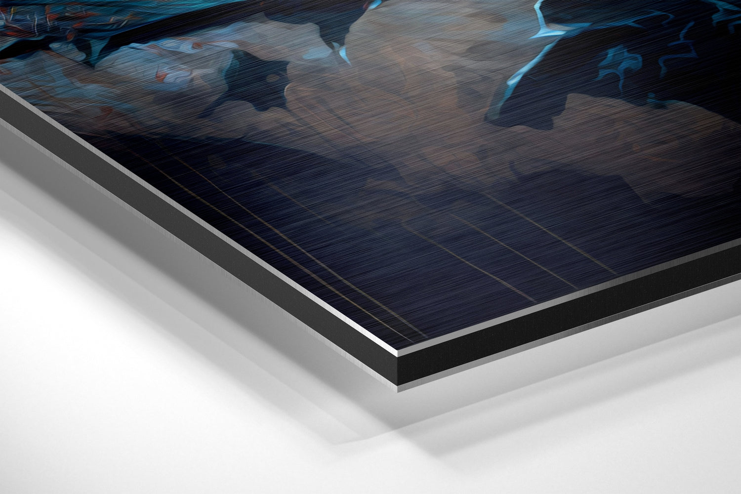 Batman Brushed Aluminum Dibond Wall Art.