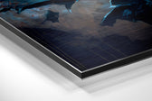 Batman Brushed Aluminum Dibond Wall Art.