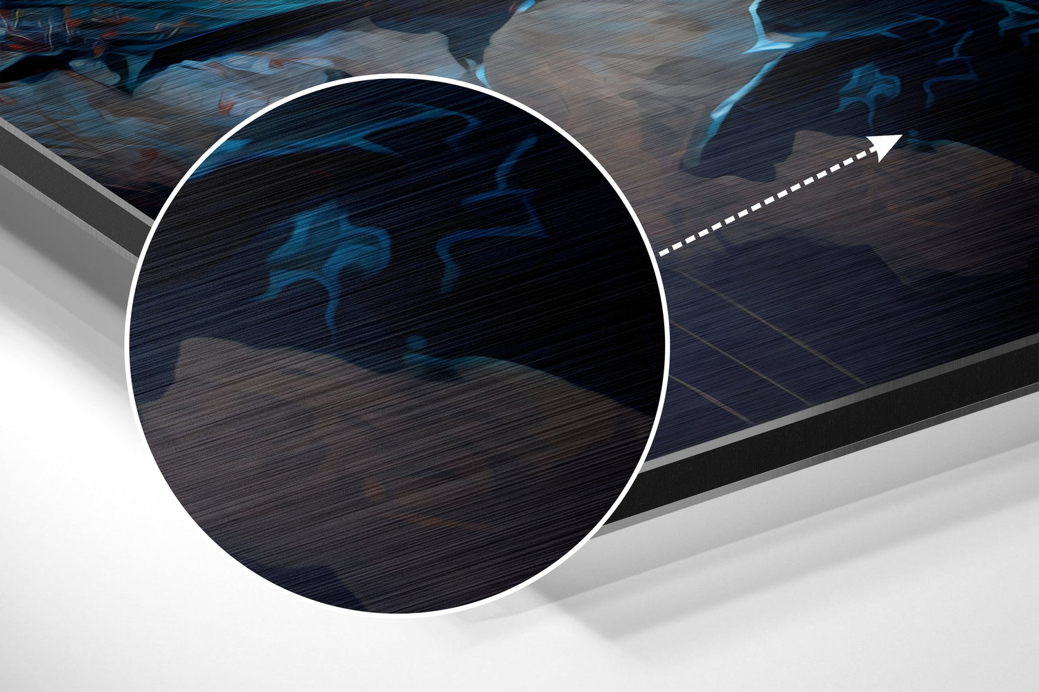 Batman Brushed Aluminum Dibond Wall Art.