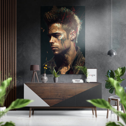 Underground Boxing Brushed Aluminum Dibond Wall Art