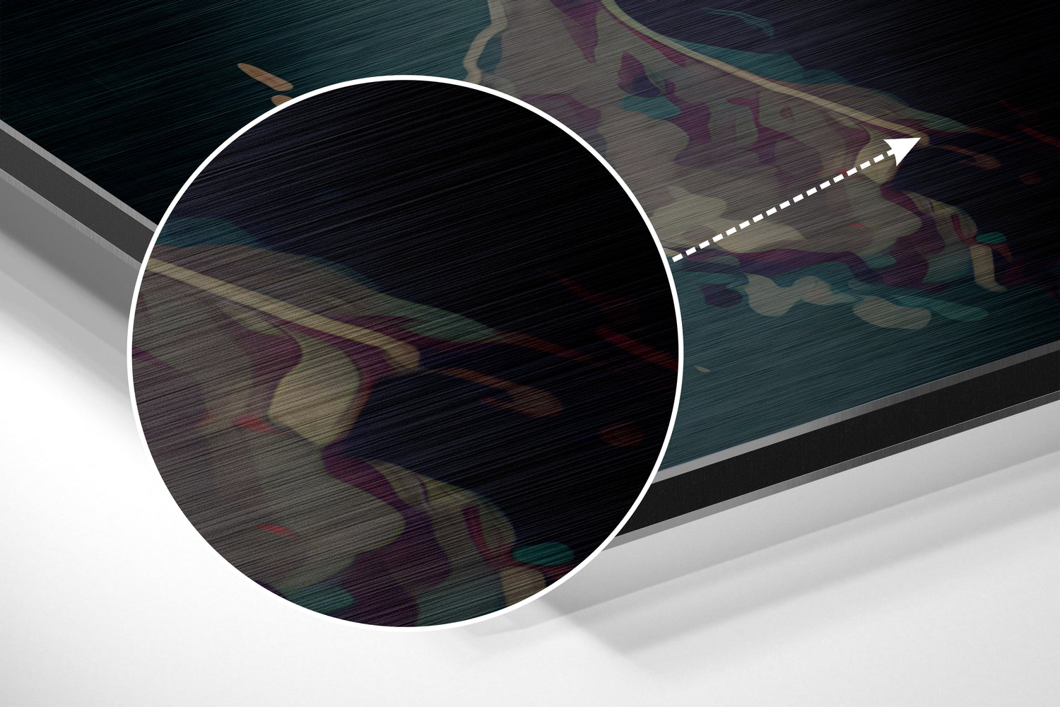 Fight Club Brushed Aluminum Dibond Wall Art.