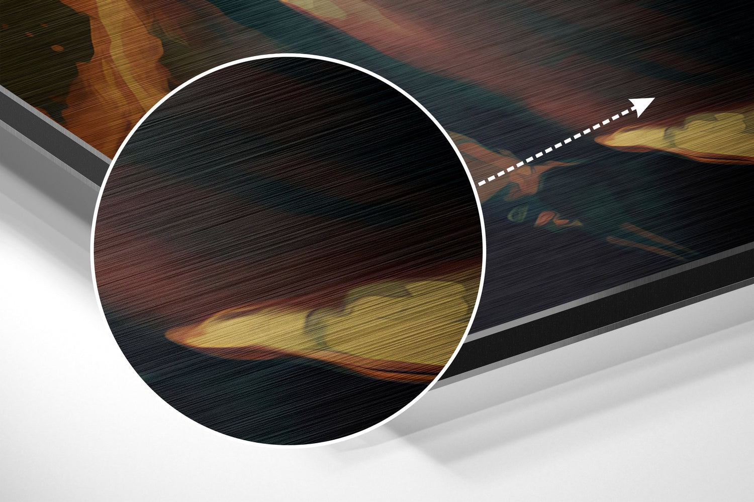 Fight Club Brushed Aluminum Dibond Wall Art.