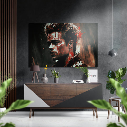 Underground Boxing Brushed Aluminum Dibond Wall Art
