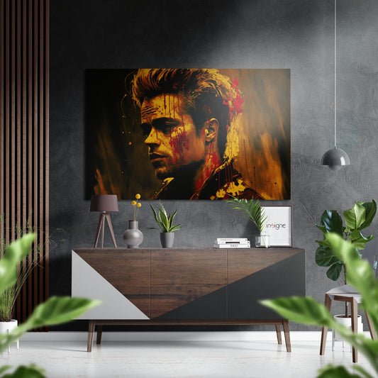 Underground Boxing Brushed Aluminum Dibond Wall Art