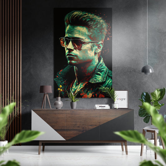Underground Boxing Brushed Aluminum Dibond Wall Art