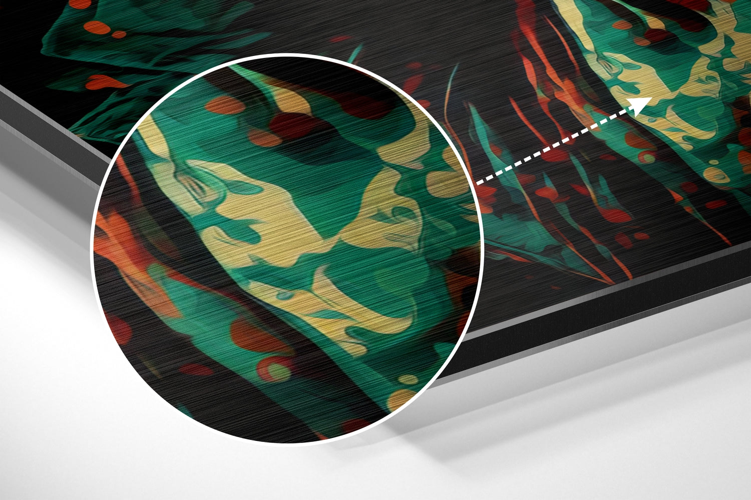 Fight Club Brushed Aluminum Dibond Wall Art.