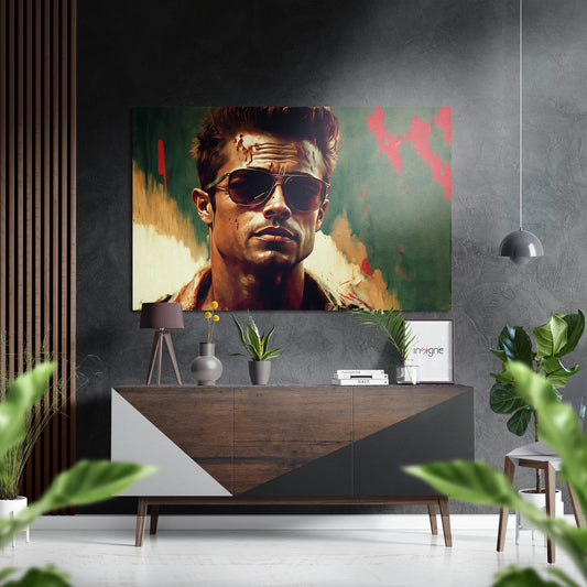 Underground Boxing Brushed Aluminum Dibond Wall Art
