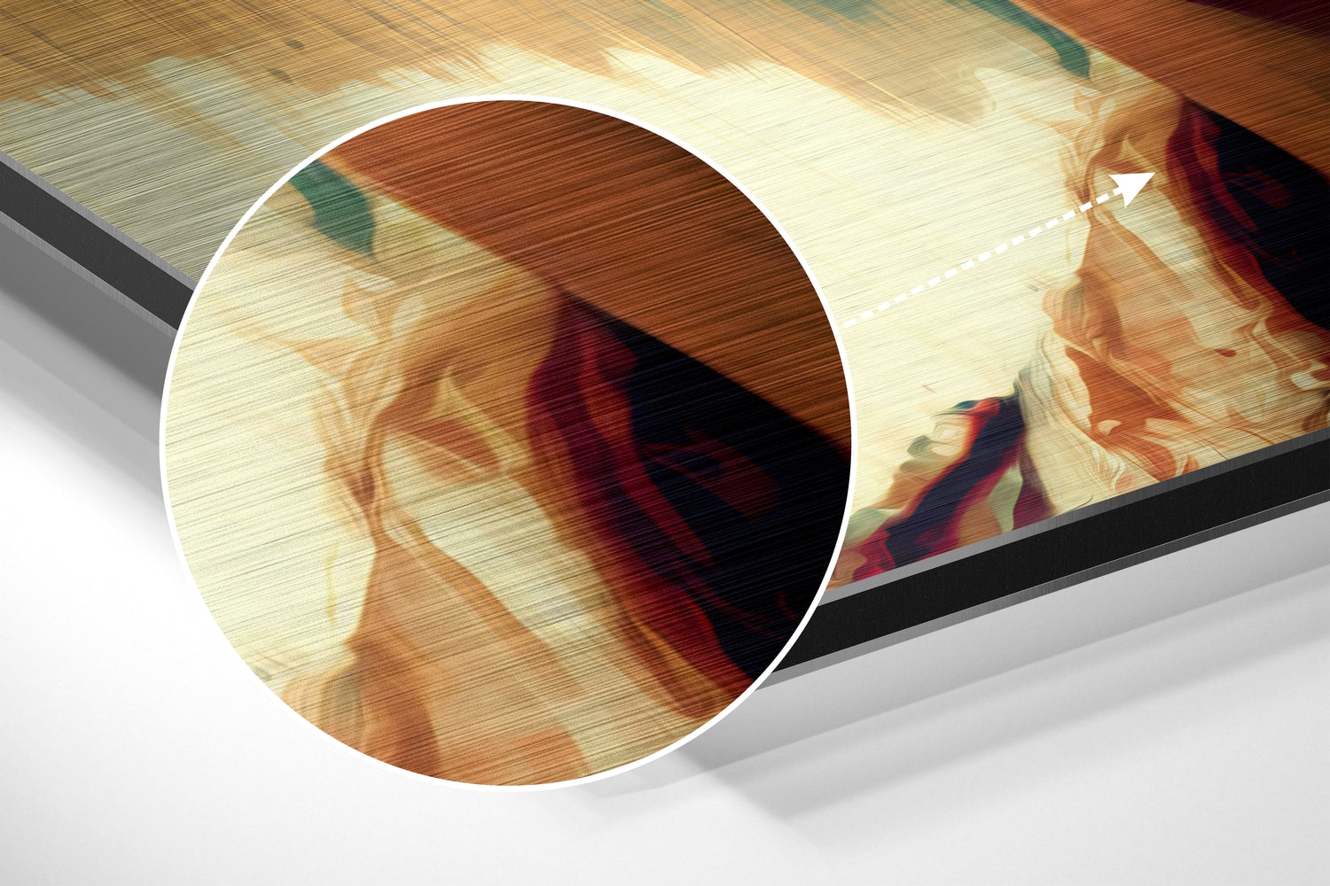 Fight Club Brushed Aluminum Dibond Wall Art.