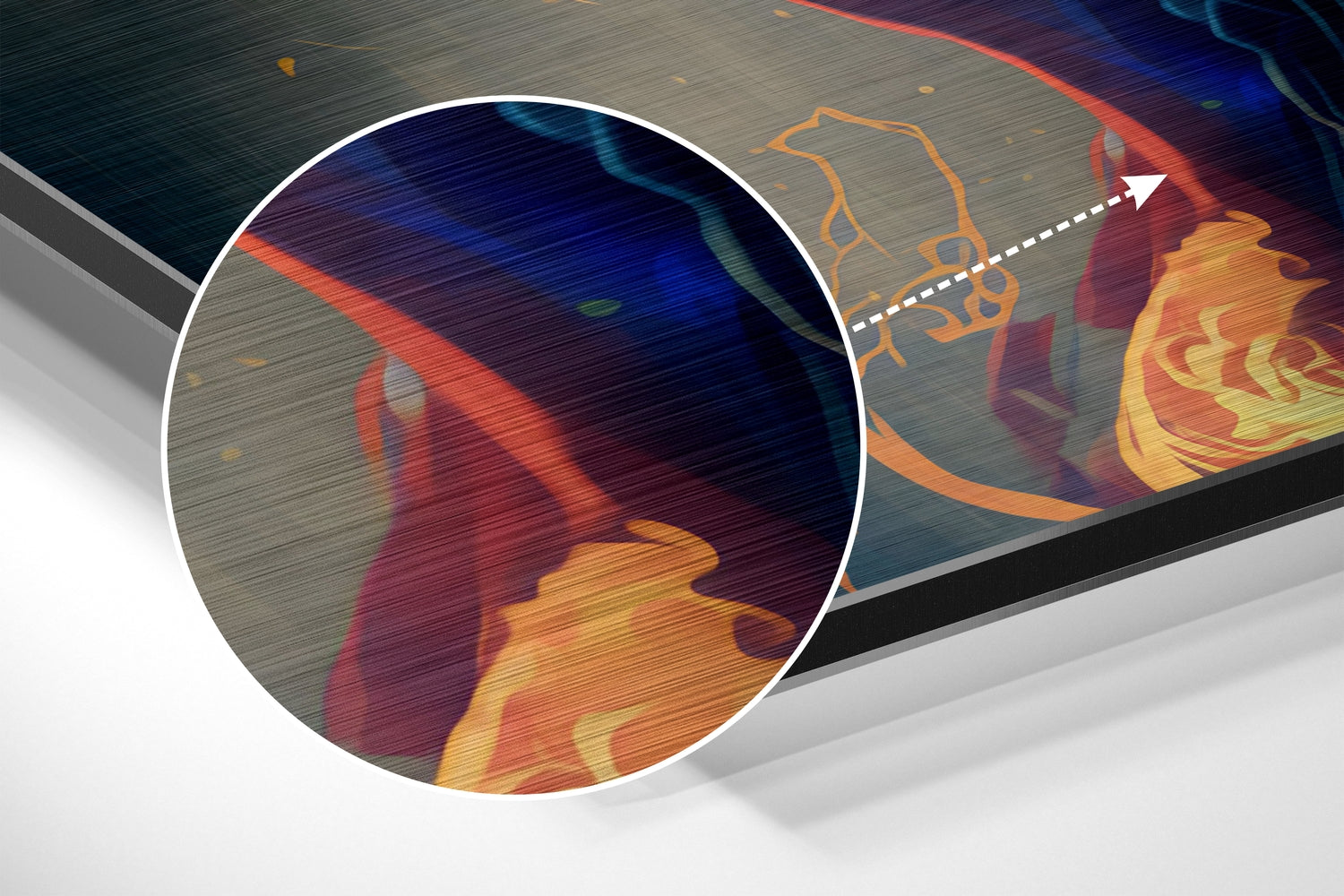 Fight Club Brushed Aluminum Dibond Wall Art.