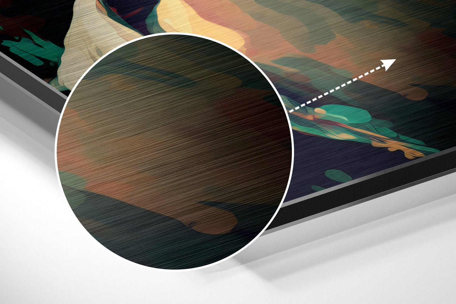 Fight Club Brushed Aluminum Dibond Wall Art.