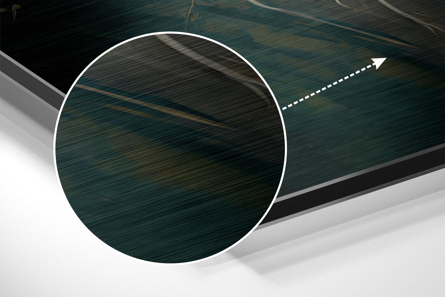 The Lord of the Rings Brushed Aluminum Dibond Wall Art.