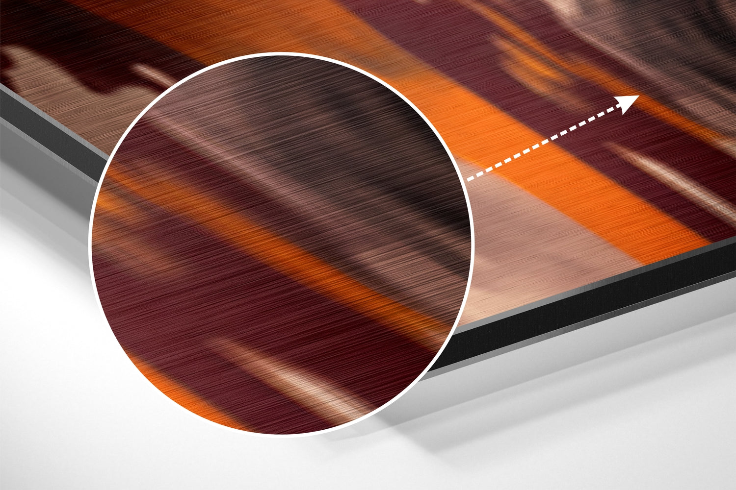 Harley Quinn Brushed Aluminum Dibond Wall Art.