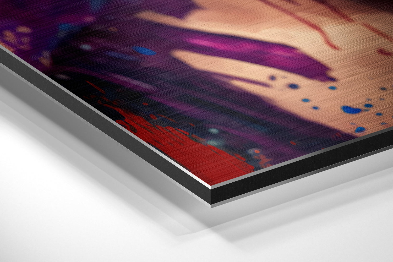 Harley Quinn Brushed Aluminum Dibond Wall Art.