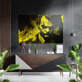 Joker Brushed Aluminum Dibond Wall Art.
