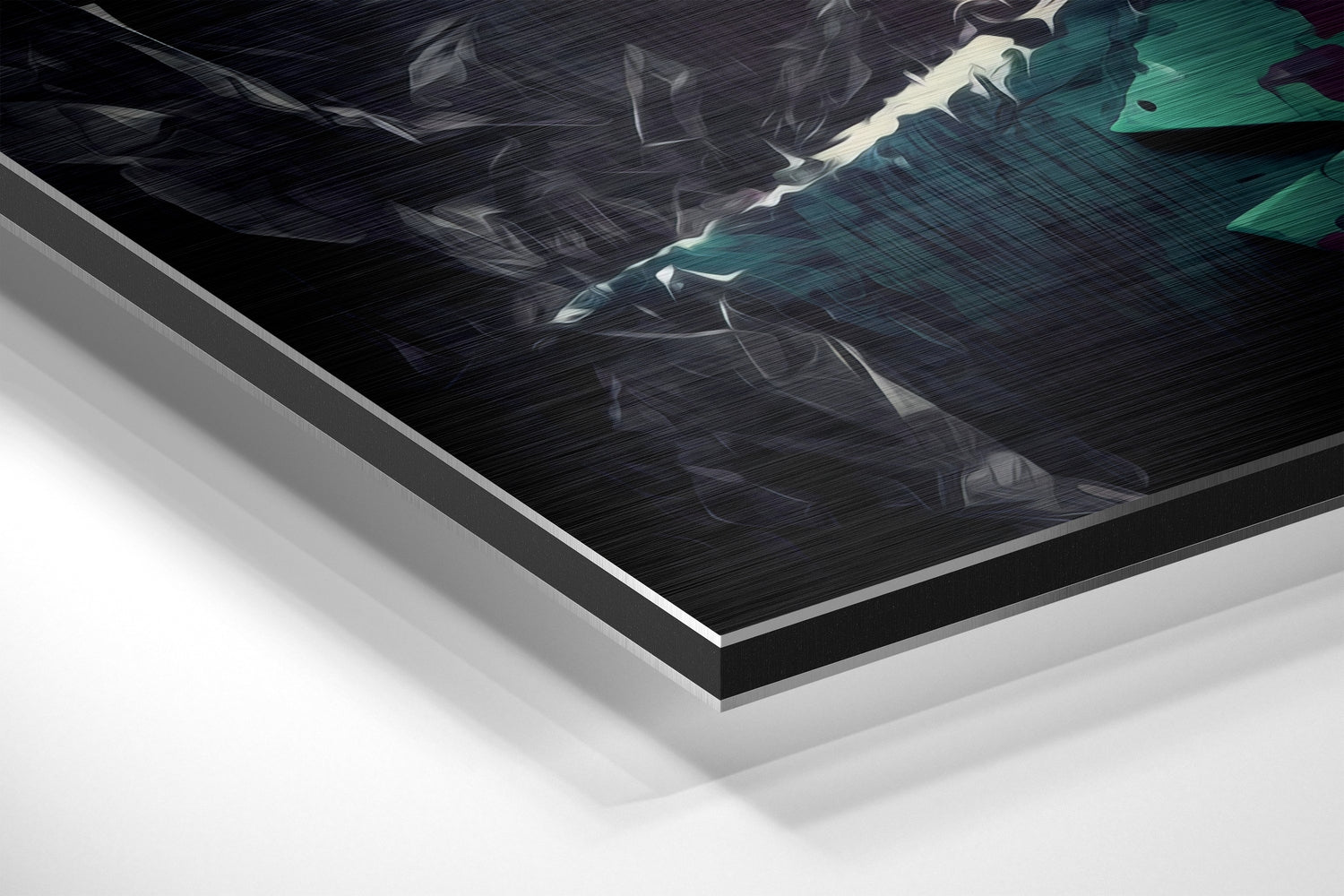 Joker Brushed Aluminum Dibond Wall Art.