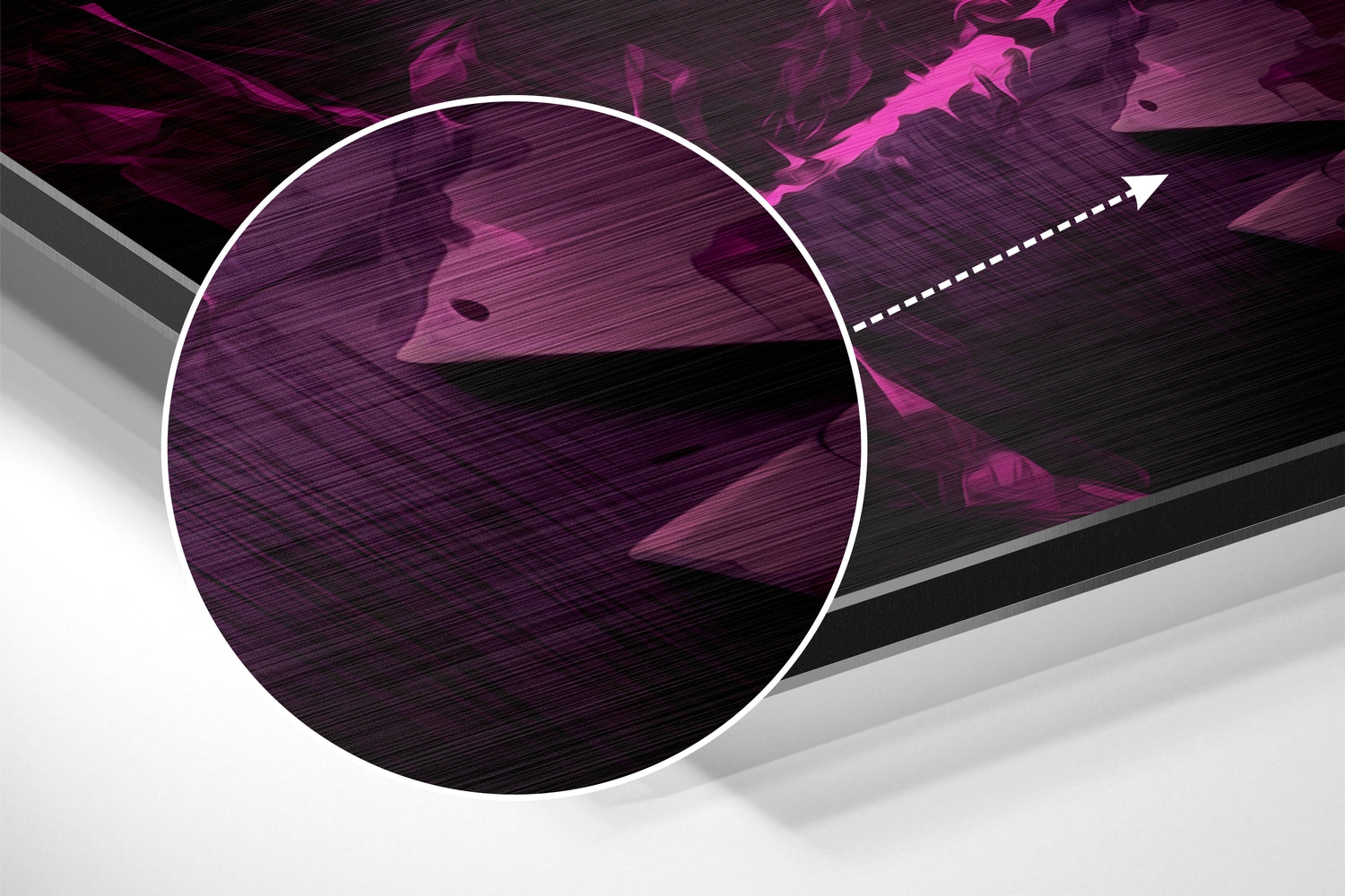 Joker Brushed Aluminum Dibond Wall Art.