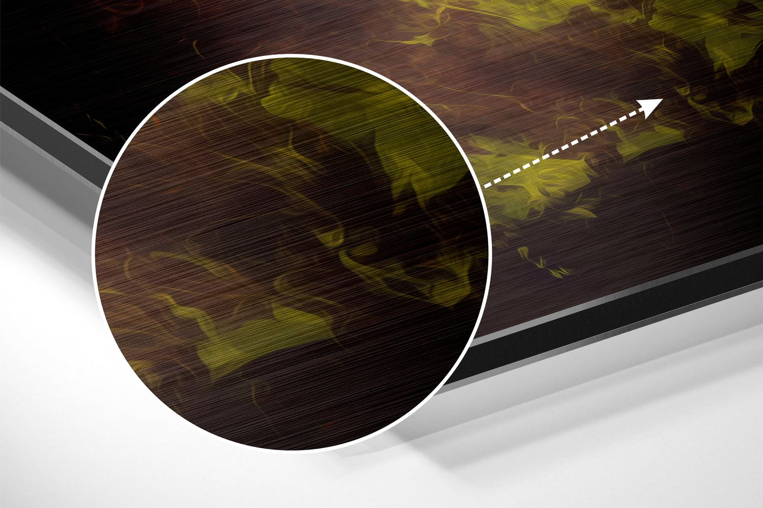 Joker Brushed Aluminum Dibond Wall Art.