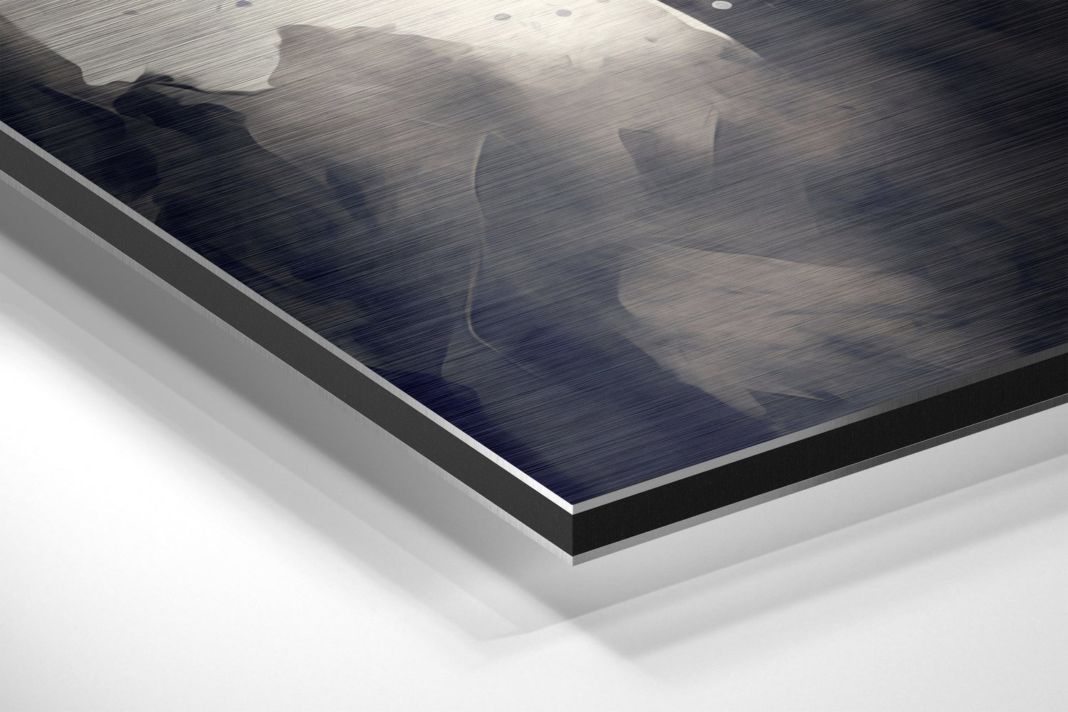 Kobe Bryant Brushed Aluminum Dibond Wall Art.