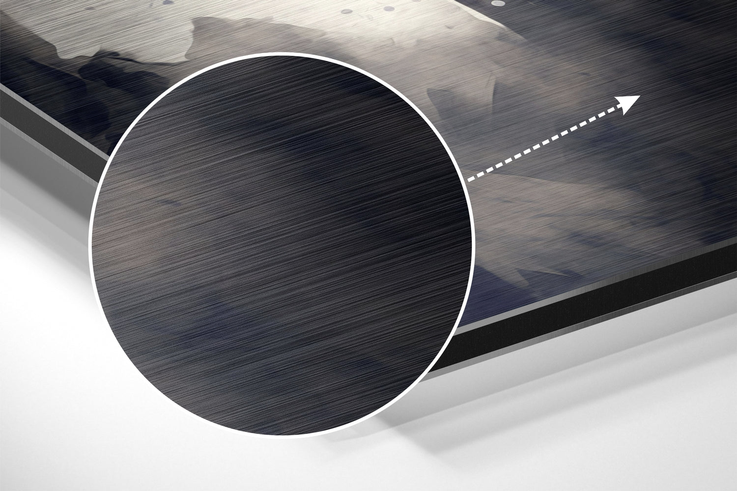 Kobe Bryant Brushed Aluminum Dibond Wall Art.