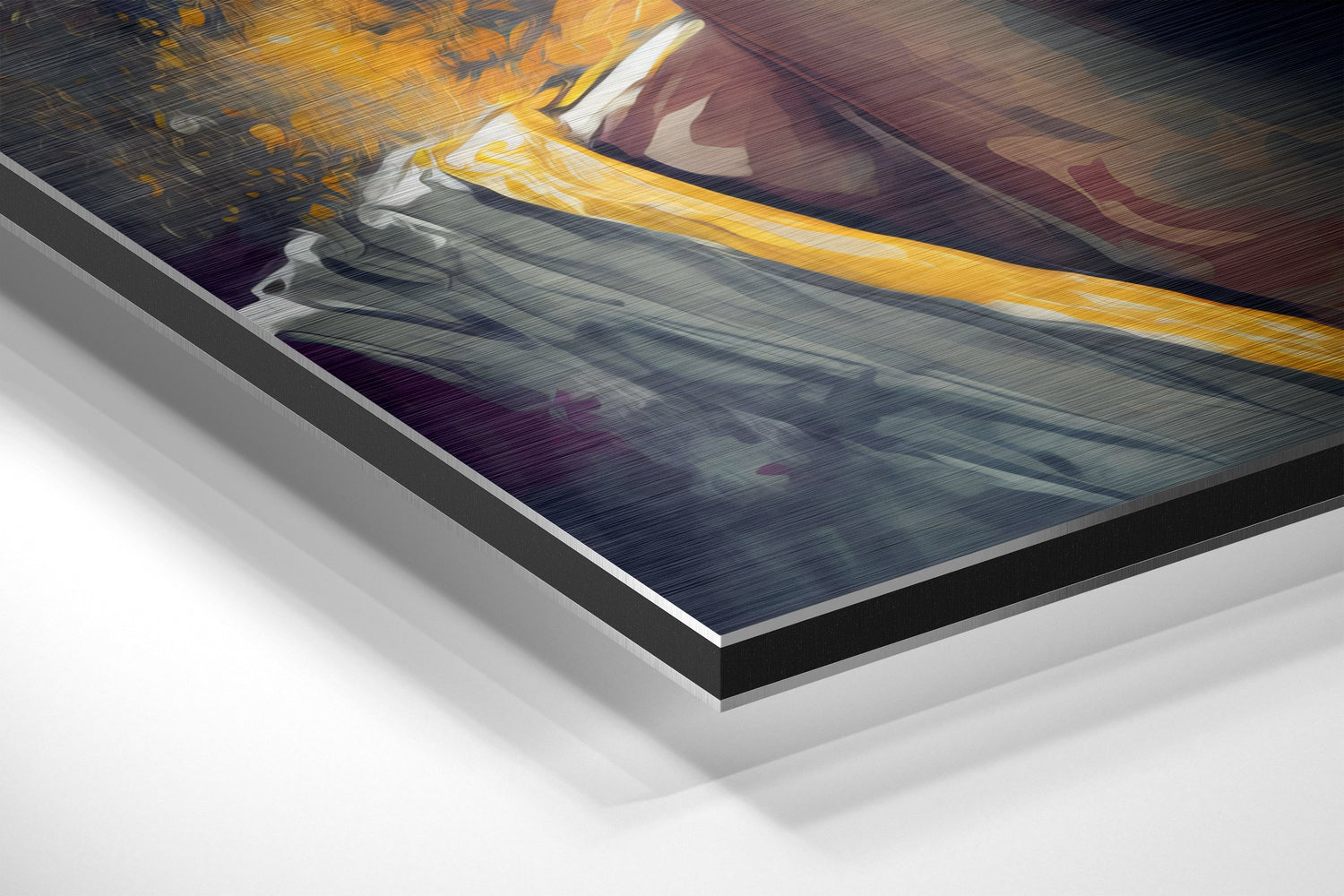 Kobe Bryant Brushed Aluminum Dibond Wall Art.