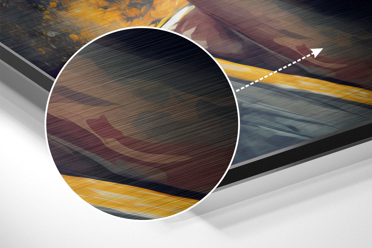 Kobe Bryant Brushed Aluminum Dibond Wall Art.