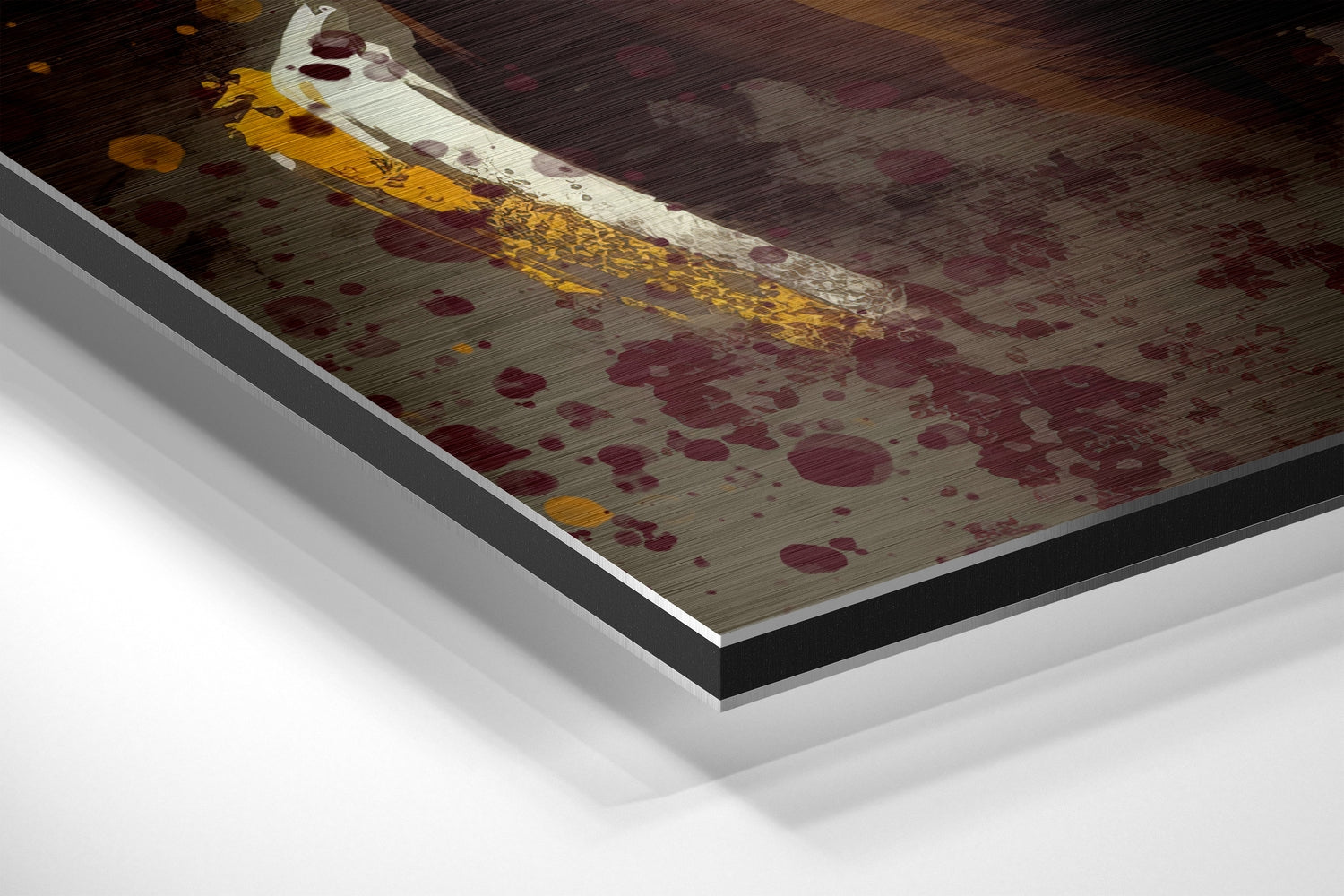 Kobe Bryant Brushed Aluminum Dibond Wall Art.