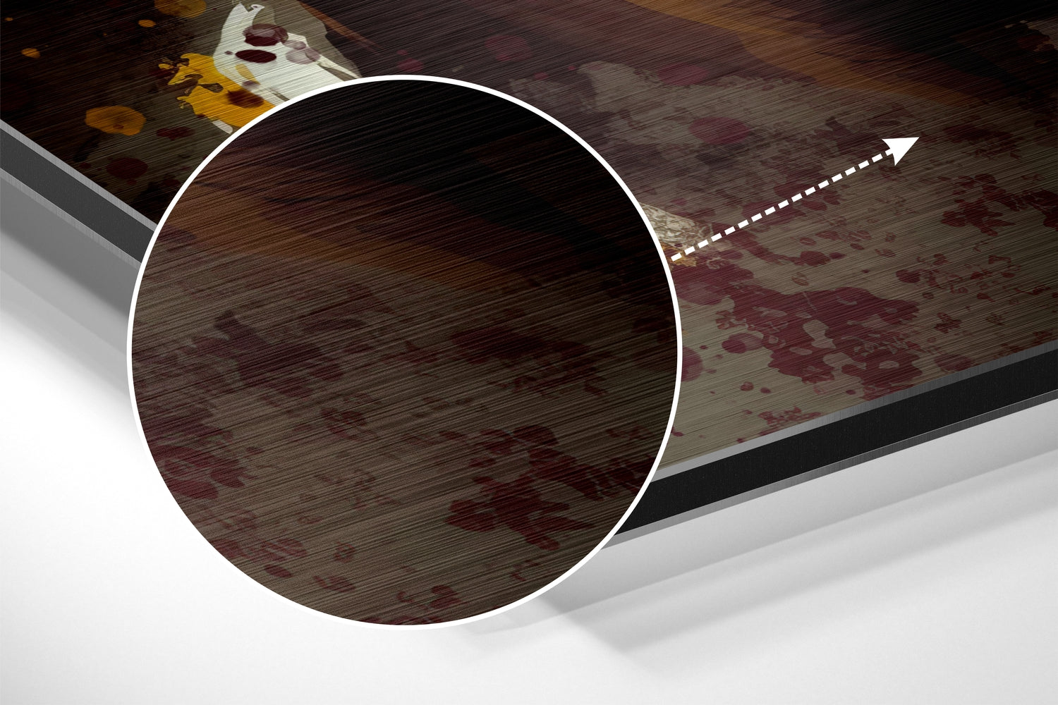 Kobe Bryant Brushed Aluminum Dibond Wall Art.