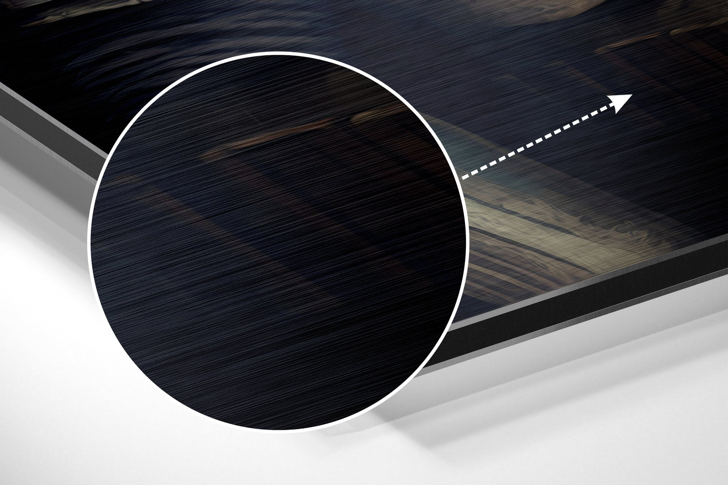 Mandalorian Brushed Aluminum Dibond Wall Art.