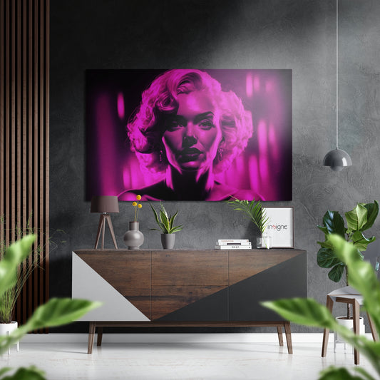 Silver Screen Blonde Brushed Aluminum Dibond Wall Art