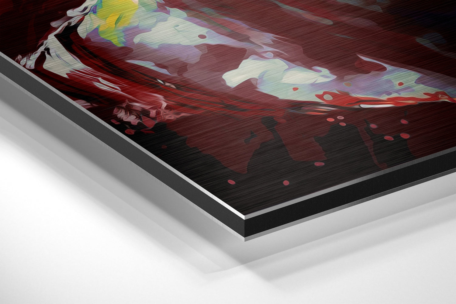 Messi Brushed Aluminum Dibond Wall Art.