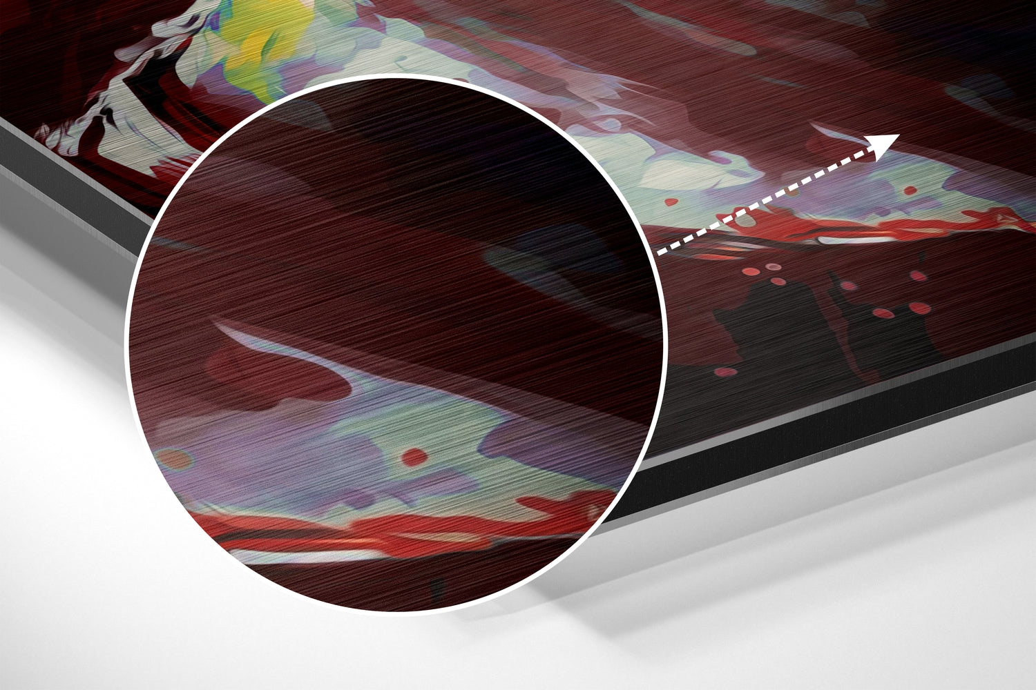 Messi Brushed Aluminum Dibond Wall Art.