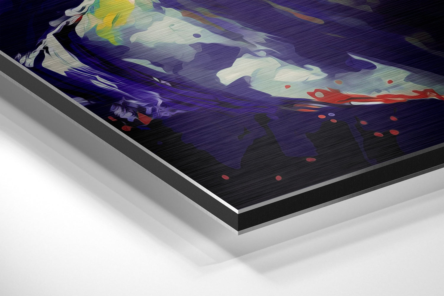 Messi Brushed Aluminum Dibond Wall Art.