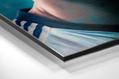 Messi Brushed Aluminum Dibond Wall Art.