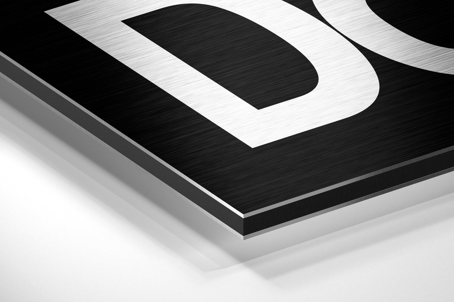 Get Shit Done Brushed Aluminum Dibond Wall Art.