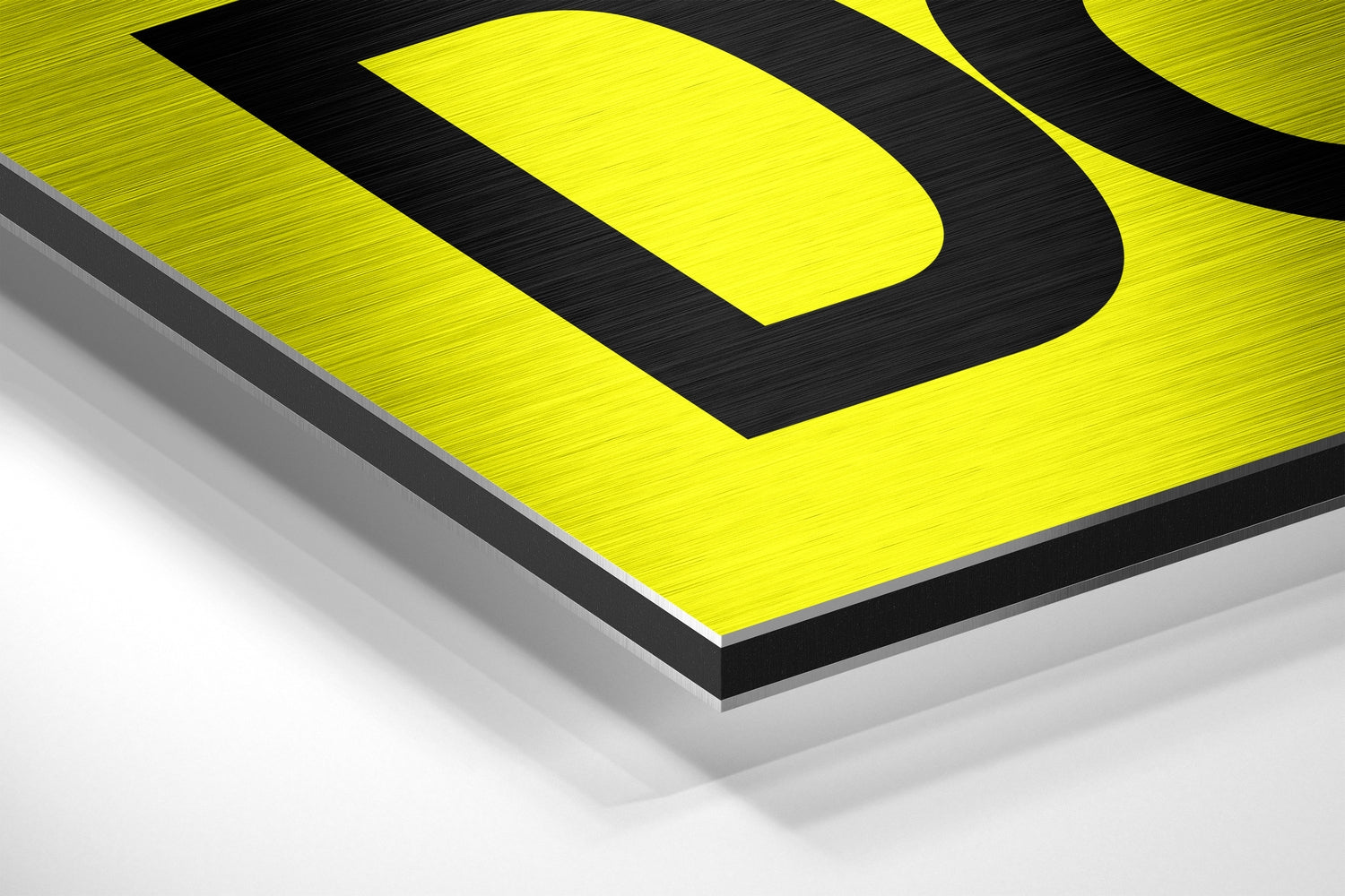 Get Shit Done Brushed Aluminum Dibond Wall Art.