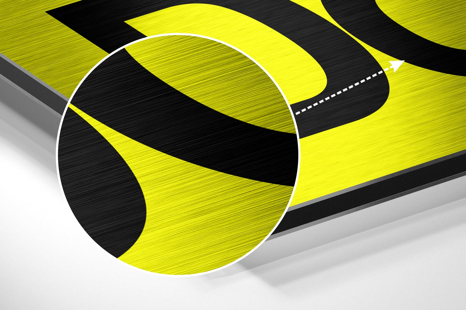 Get Shit Done Brushed Aluminum Dibond Wall Art.