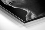 3 Wise Monkeys Brushed Aluminum Dibond Wall Art.