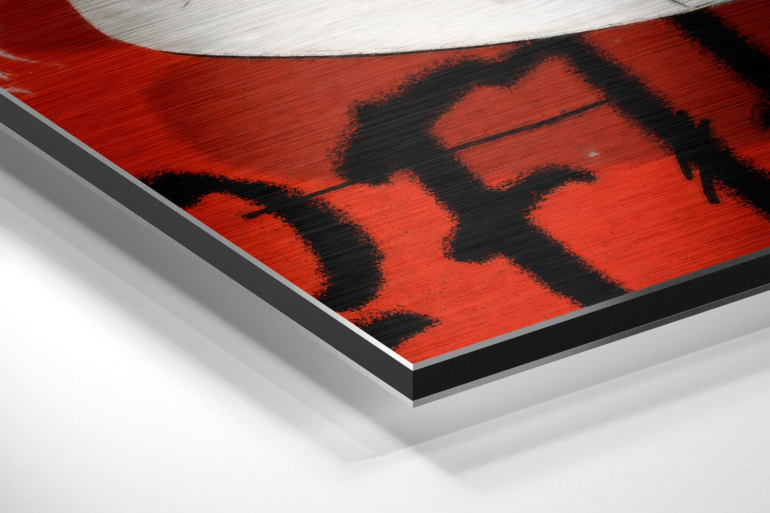 Vans Brushed Aluminum Dibond Wall Art.