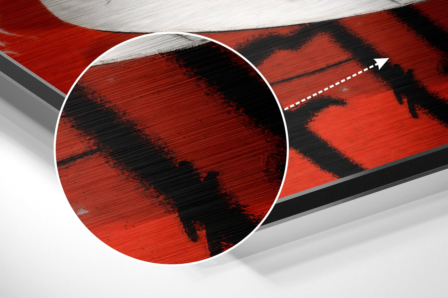 Vans Brushed Aluminum Dibond Wall Art.