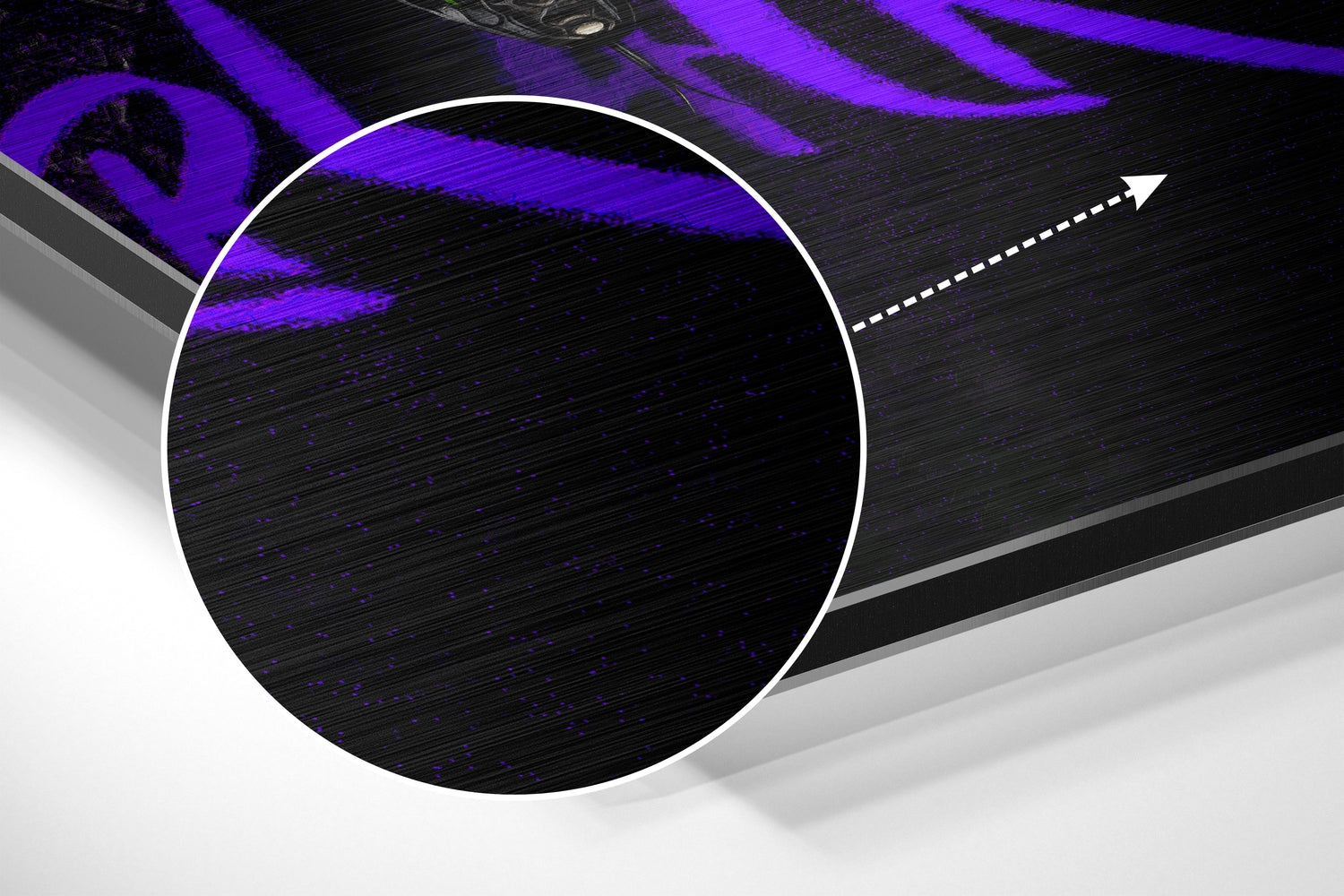 Kobe Bryant Brushed Aluminum Dibond Wall Art.