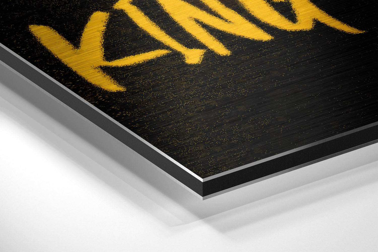 Lebron James Brushed Aluminum Dibond Wall Art.