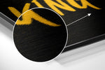 Lebron James Brushed Aluminum Dibond Wall Art.
