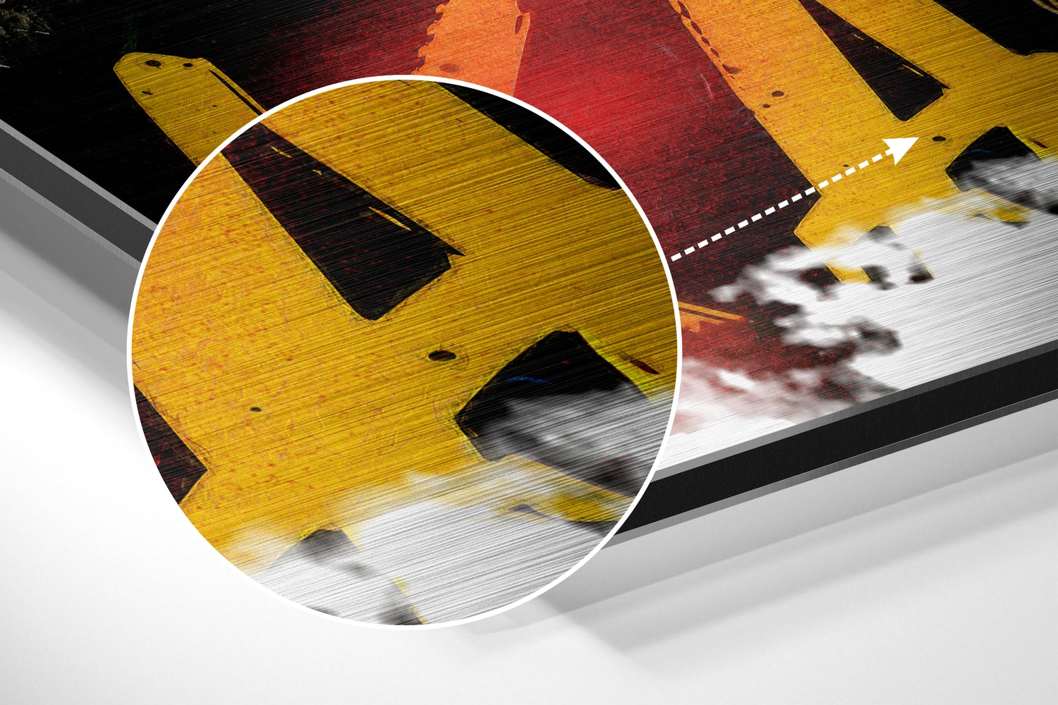 Frida Kahlo Brushed Aluminum Dibond Wall Art.