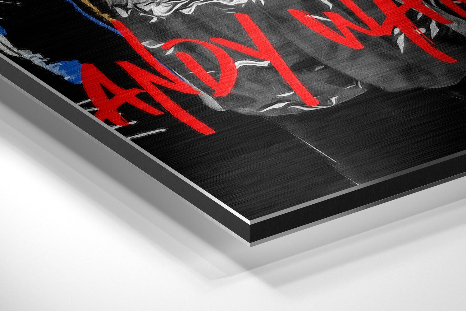 Basquiat Brushed Aluminum Dibond Wall Art.