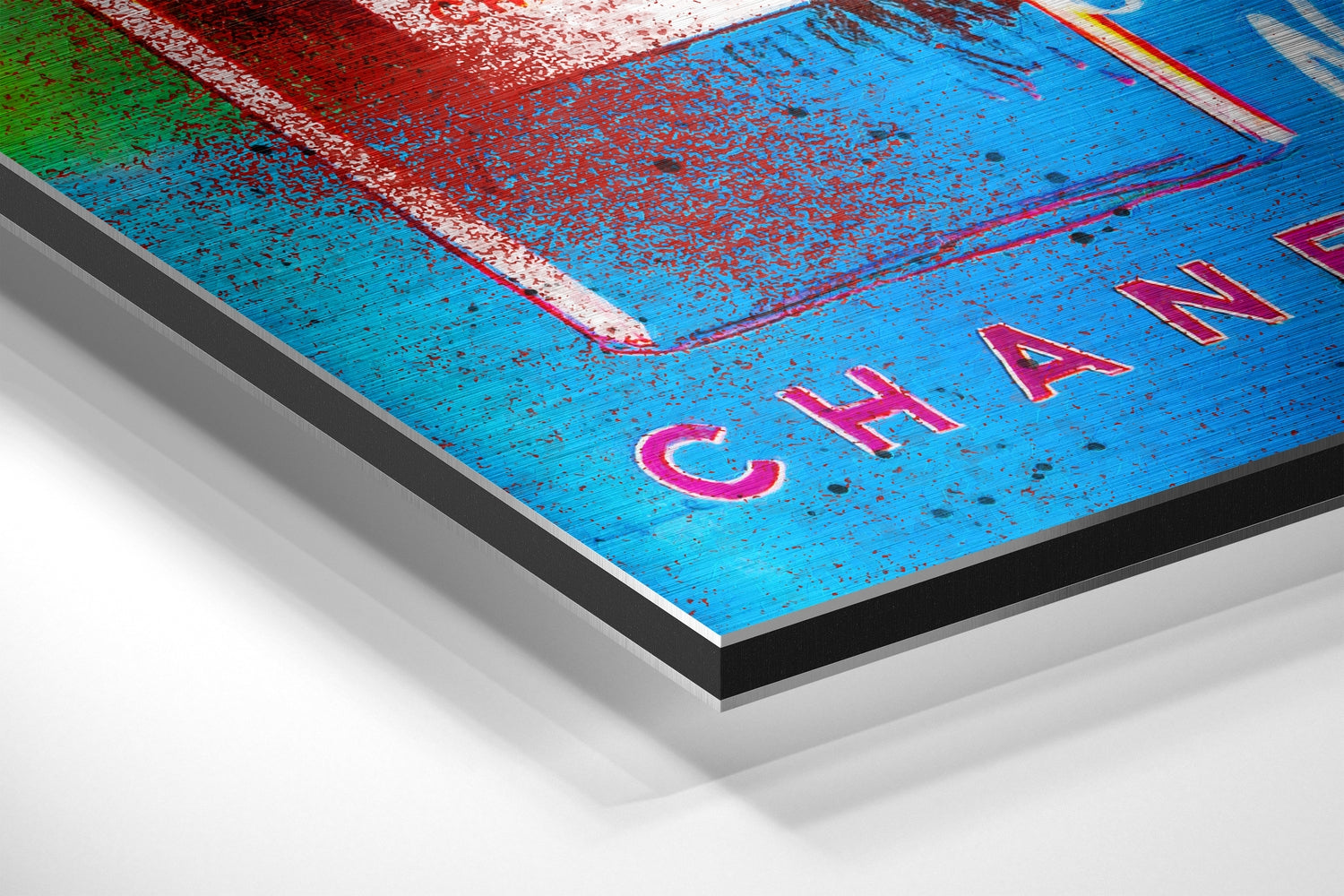 Andy Warhol Brushed Aluminum Dibond Wall Art.