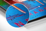 Andy Warhol Brushed Aluminum Dibond Wall Art.