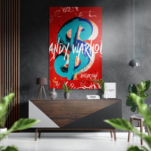 Silkscreen Pop Icon Brushed Aluminum Dibond Wall Art