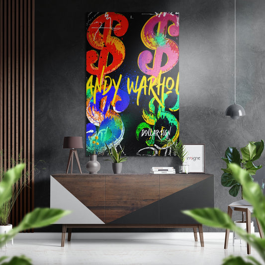 Silkscreen Pop Icon Brushed Aluminum Dibond Wall Art